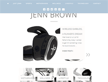 Tablet Screenshot of jennbrown.com